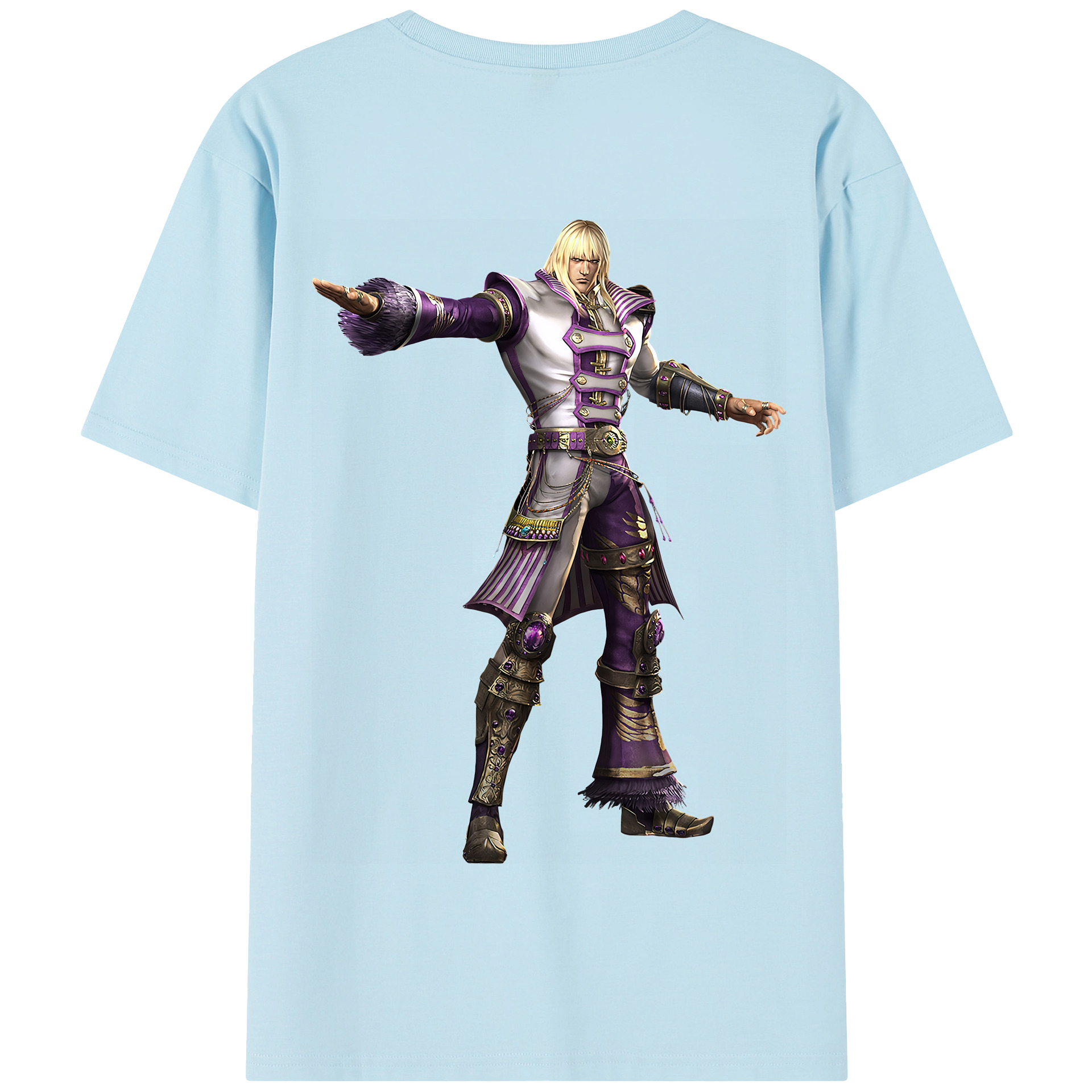 （画像用） 北斗の拳 Fist of the North Star 綿100％半袖Tシャツ（背面プリント）